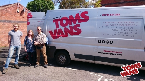 Bath & Bristol professional removals service - Tom's Vans Your Local Man with a Van.