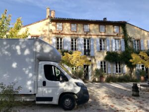 Tom’s Vans Removals Bristol moving a customer from France